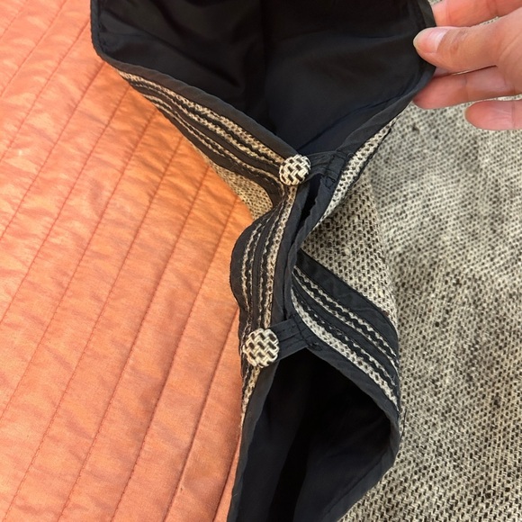 Vintage Embroidered Handmade in Guatemala 100% Wool Lined cape poncho sz OS - Picture 9 of 16